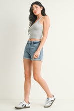 Load image into Gallery viewer, NEWEST ARRIVAL Medium Denim Wash Cuff Shorts
