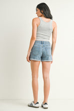 Load image into Gallery viewer, NEWEST ARRIVAL Medium Denim Wash Cuff Shorts
