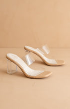 Load image into Gallery viewer, NEWEST ARRIVAL *PREORDER 3/25* Clear Strap Heels
