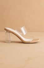 Load image into Gallery viewer, NEWEST ARRIVAL *PREORDER 3/25* Clear Strap Heels
