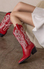 Load image into Gallery viewer, NEWEST ARRIVAL Cherry Red Western Boots

