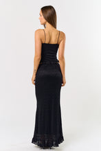 Load image into Gallery viewer, LAST ONE Black Lace Cami Maxi Skirt Set
