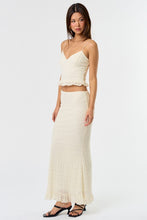 Load image into Gallery viewer, LAST ONE Ivory Lace Cami Maxi Skirt Set
