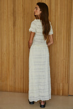 Load image into Gallery viewer, NEWEST ARRIVAL Off White Smocking Maxi Skirt Set
