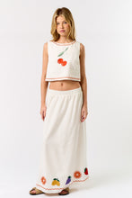 Load image into Gallery viewer, ONLINE ONLY Ivory Cherry On Top Fruit Skirt Set
