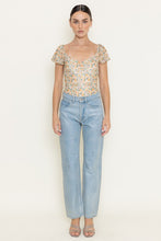 Load image into Gallery viewer, NEWEST ARRIVAL Ivory Floral Bodysuit
