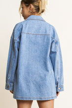 Load image into Gallery viewer, NEWEST ARRIVAL Denim Oversized Jacket Mini Skirt Set
