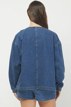 Load image into Gallery viewer, NEWEST ARRIVAL Medium Wash Denim Oversize Jacket
