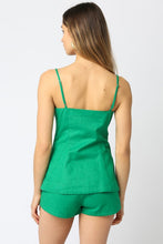 Load image into Gallery viewer, LAST ONE Green Button Front Shorts Set
