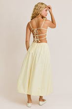 Load image into Gallery viewer, LAST ONE Yellow Striped Midi Bubble Skirt Set
