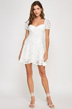Load image into Gallery viewer, FINAL SALE White Lace Dress
