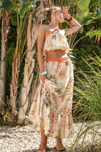 Load image into Gallery viewer, Palm Halter Maxi Skirt Set
