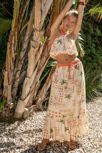 Load image into Gallery viewer, Palm Halter Maxi Skirt Set
