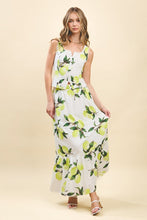 Load image into Gallery viewer, LAST ONE FINAL SALE Lemon Tree Print Maxi Skirt Set

