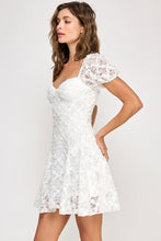 Load image into Gallery viewer, FINAL SALE White Lace Dress
