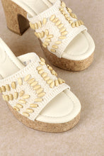Load image into Gallery viewer, NEWEST ARRIVAL Ivory Crochet Platform Heels
