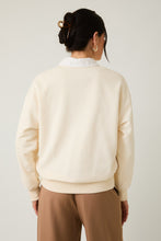 Load image into Gallery viewer, NEWEST ARRIVAL Cream Slow Sunday Morning Crewneck
