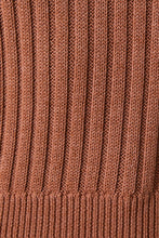 Load image into Gallery viewer, NEWEST ARRIVAL Cinnamon Brown Cable Knit Sweater
