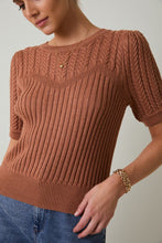 Load image into Gallery viewer, NEWEST ARRIVAL Cinnamon Brown Cable Knit Sweater
