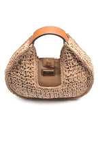 Load image into Gallery viewer, NEWEST ARRIVAL Natural Tan Woven Hand Bag
