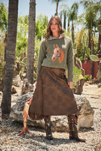 Load image into Gallery viewer, Olive Green Horse Sweater
