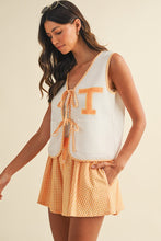 Load image into Gallery viewer, NEWEST ARRIVAL Tennessee Front Tie Vest
