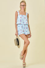 Load image into Gallery viewer, NEWEST ARRIVAL Blue America Shorts Set
