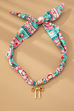 Load image into Gallery viewer, NEWEST ARRIVAL Christmas Bow Charm Scarf Necklace
