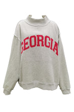 Load image into Gallery viewer, NEWEST ARRIVAL *PREORDER EST. 11/20* Georgia/GA Reversible Mock Neck Sweatshirt
