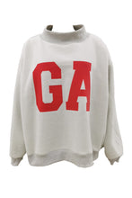 Load image into Gallery viewer, NEWEST ARRIVAL *PREORDER EST. 11/20* Georgia/GA Reversible Mock Neck Sweatshirt
