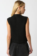 Load image into Gallery viewer, NEWEST ARRIVAL Black Gold Button Knit Top
