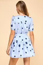 Load image into Gallery viewer, NEWEST ARRIVAL Blue/Navy Polka Dot Dress
