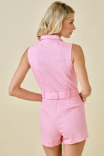 Load image into Gallery viewer, NEWEST ARRIVAL Pink Denim Romper
