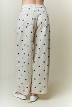 Load image into Gallery viewer, NEWEST ARRIVAL Cream/Navy Wide Leg Barrel Jeans
