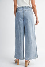 Load image into Gallery viewer, NEWEST ARRIVAL Denim Pleated Wide Leg Jeans
