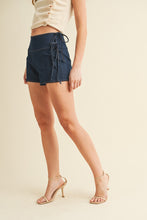Load image into Gallery viewer, NEWEST ARRIVAL Dark Denim Smocked Shorts Set
