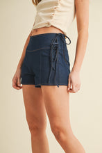 Load image into Gallery viewer, NEWEST ARRIVAL Dark Denim Smocked Shorts Set
