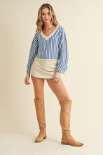 Load image into Gallery viewer, NEWEST ARRIVAL Cream Pleather Mini Skort

