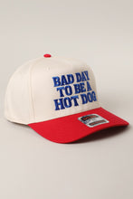 Load image into Gallery viewer, NEWEST ARRIVAL Red Bad Day To Be A Hot Dog Trucker Hat
