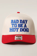 Load image into Gallery viewer, NEWEST ARRIVAL Red Bad Day To Be A Hot Dog Trucker Hat
