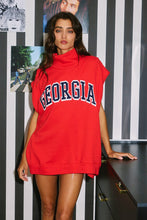 Load image into Gallery viewer, NEWEST ARRIVAL Red Georgia Oversized Muscle Top
