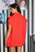 Load image into Gallery viewer, NEWEST ARRIVAL Red Georgia Oversized Muscle Top
