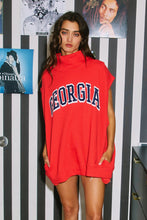 Load image into Gallery viewer, NEWEST ARRIVAL Red Georgia Oversized Muscle Top
