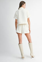 Load image into Gallery viewer, NEWEST ARRIVAL White Tweed Shorts Set
