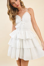 Load image into Gallery viewer, NEWEST ARRIVAL *PREORDER 4/1* White Ruffle Layered Dress
