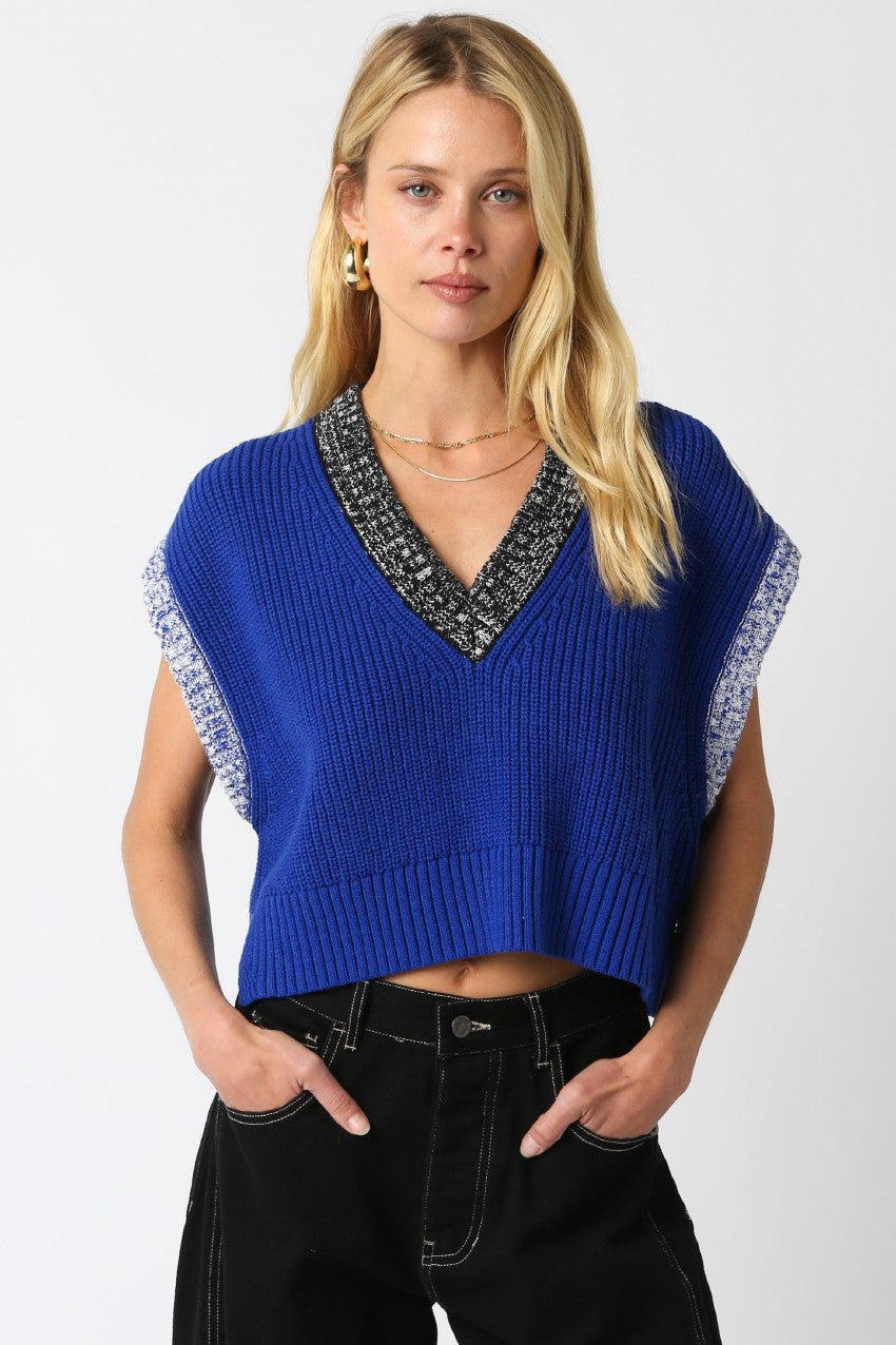 NEWEST ARRIVAL Royal Blue Sweater Vest