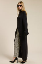 Load image into Gallery viewer, NEWEST ARRIVAL *ONLINE ONLY* Black Long Front Split Turtleneck Dress
