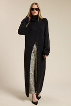 Load image into Gallery viewer, NEWEST ARRIVAL *ONLINE ONLY* Black Long Front Split Turtleneck Dress
