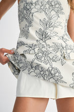 Load image into Gallery viewer, LAST ONE Black Jacquard Floral Print Dress
