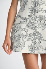 Load image into Gallery viewer, LAST ONE Black Jacquard Floral Print Dress
